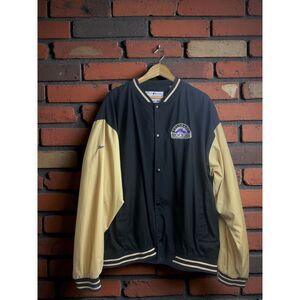 Vintage Colorado MLB Starter Style Rockies Reebok Varsity Jacket - Size XXL